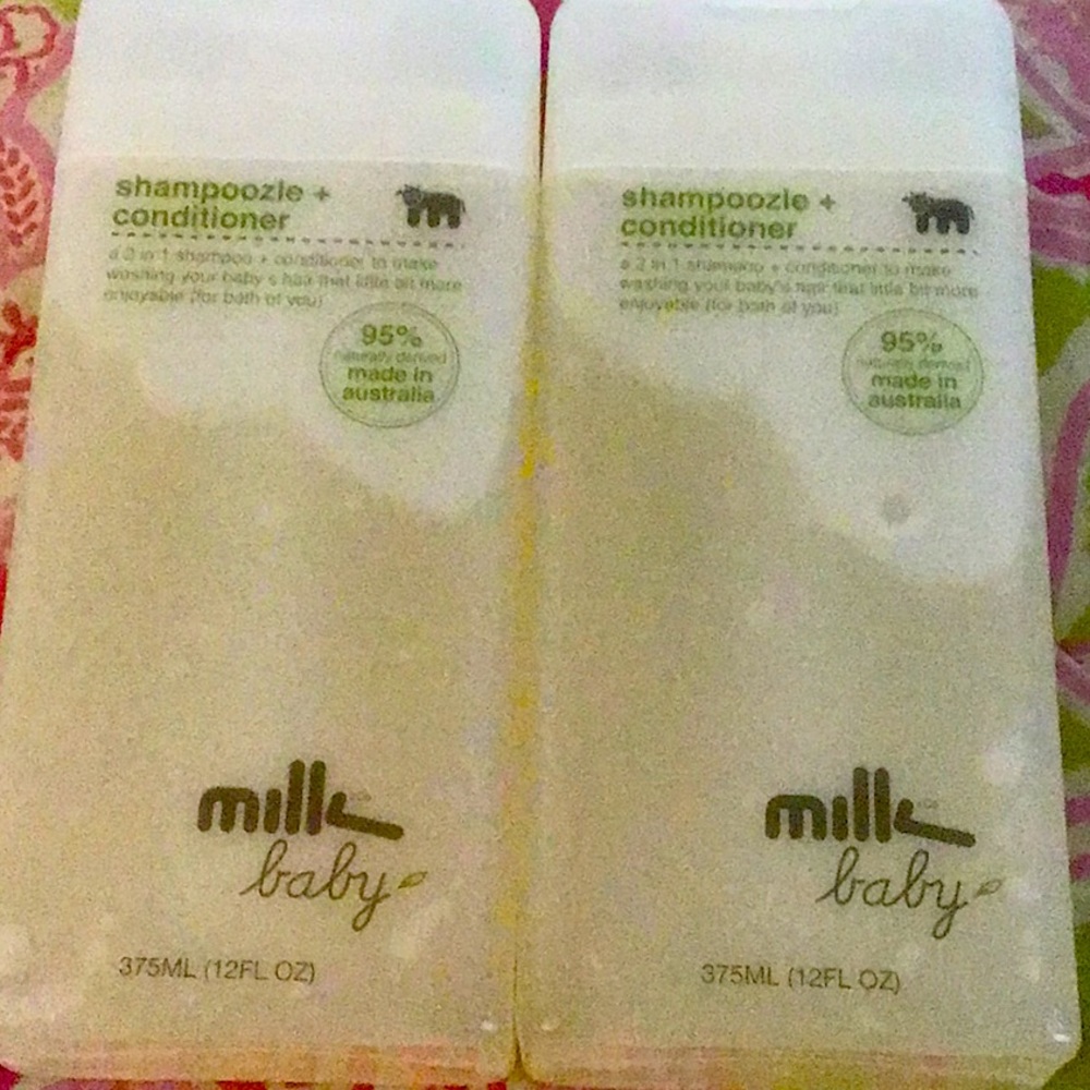 Milk Baby Shampoo and Body Wash Set